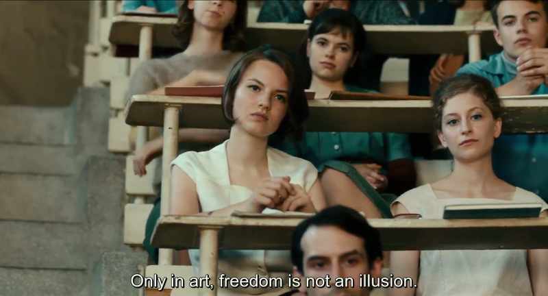 Only in art is freedom not an illusion