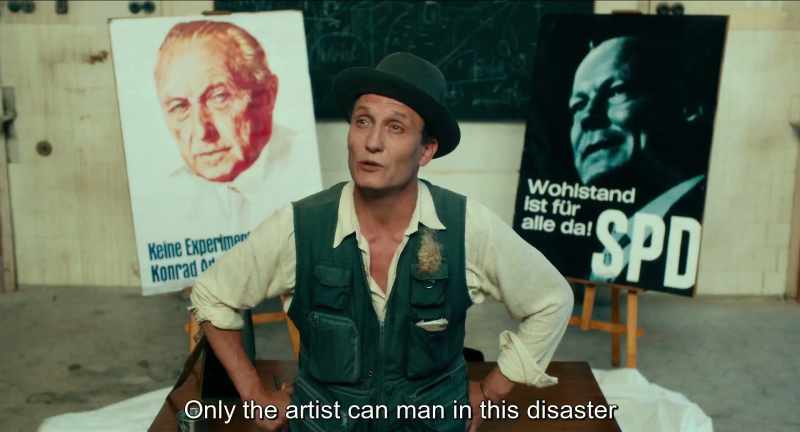 Only the artist can make a man after this catastrophe