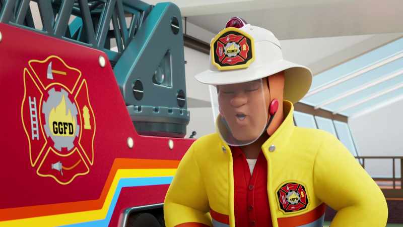 Only trained firefighters are allowed on the job