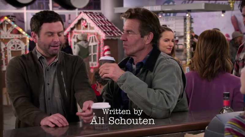 Ooh. Actually, uh, could I get a sleeve for my coffee? [chuckles]