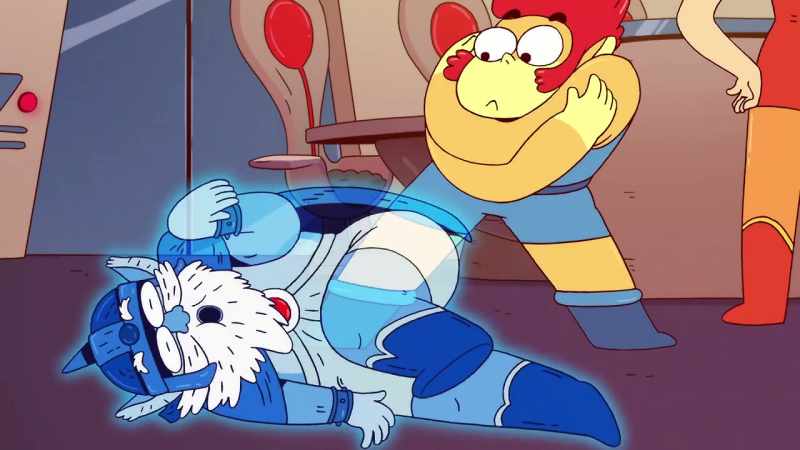 Ooh, that tickles. [giggles]