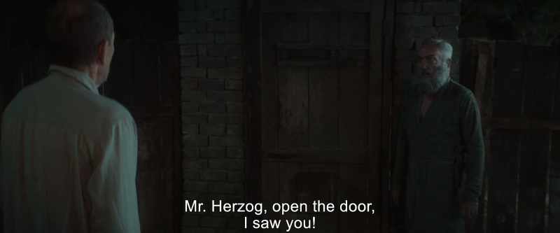 Open the gate. I saw you