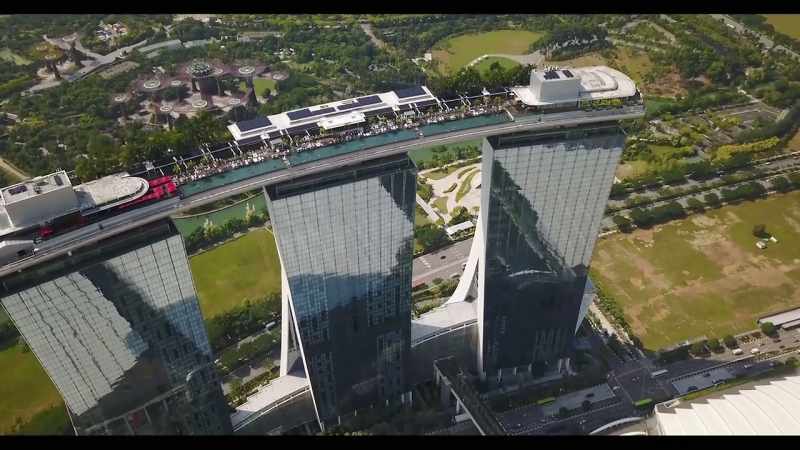 Opened in 2010, it's three towers