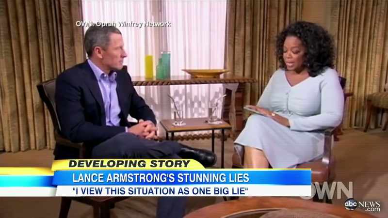 OPRAH: Did you ever take banned substances to enhance