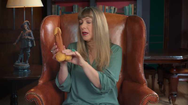Or we can make a ring around the testicles and either stroke or tickle