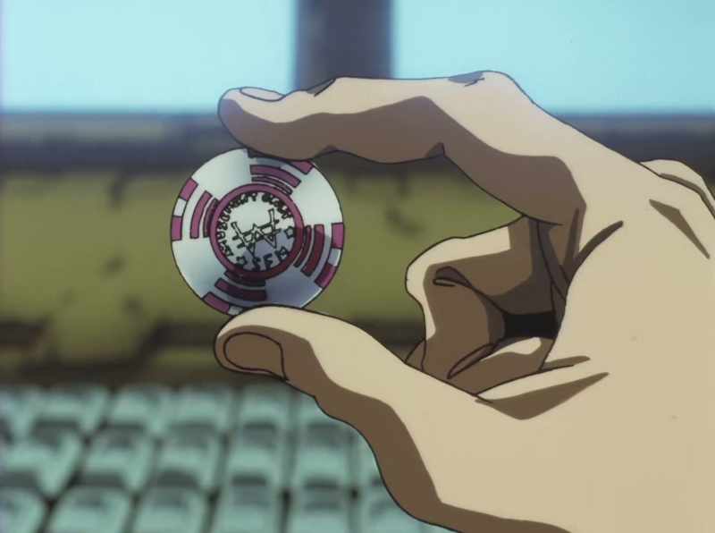 Or even if they did, who'd ever suspect a humble poker chip?