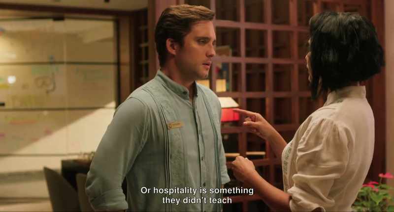 Or hospitality is something they didn't teach
