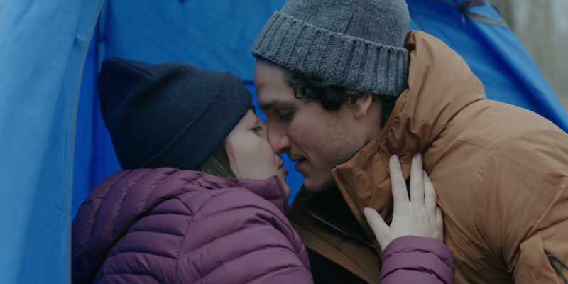 Or into the tent. - Mm-hmm