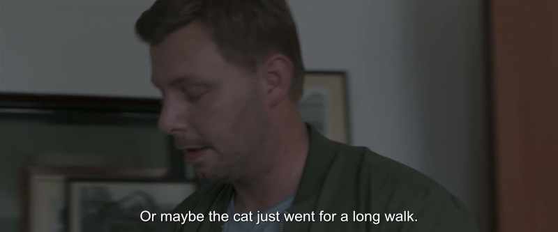 Or maybe the cat just went for a long walk