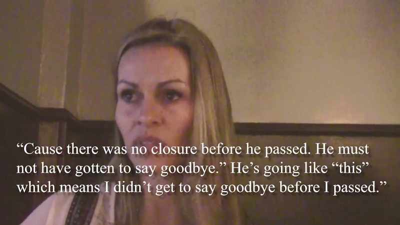 Or he must not have been able to say goodbye