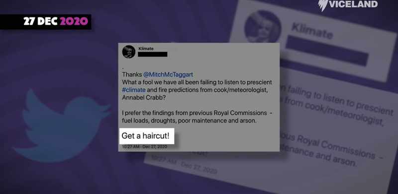 Or some guy on Twitter who didn't like my hairstyle