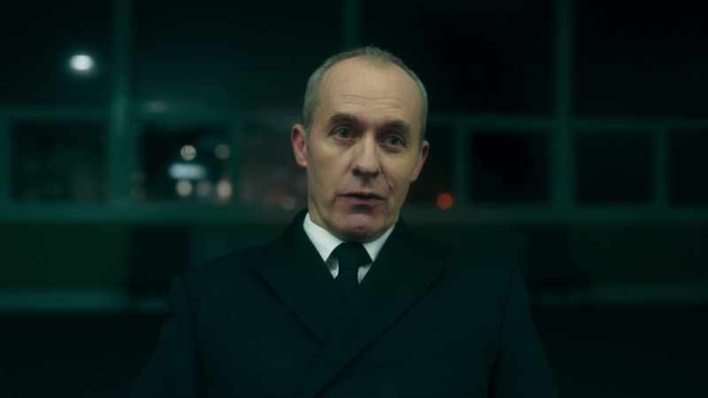 Ordinarily, if a crewman died on board, we'd stow him away