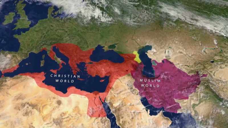 Originally, Dagestan lay between