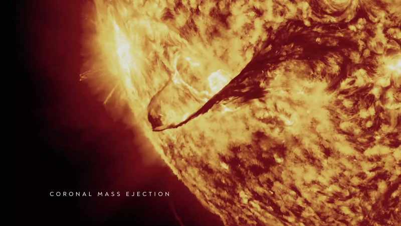 Other things that have come out of this are coronal mass ejections