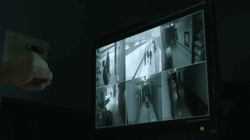 Other two heading toward east wing and emergency stairs