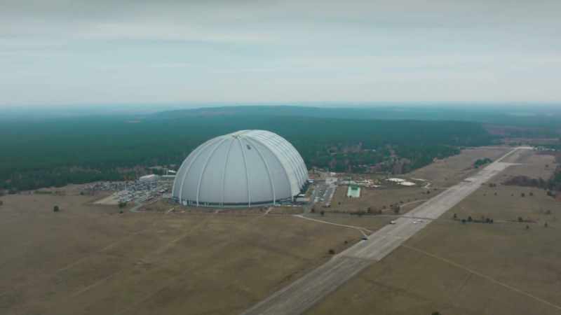 Our aerial view can swoop closer