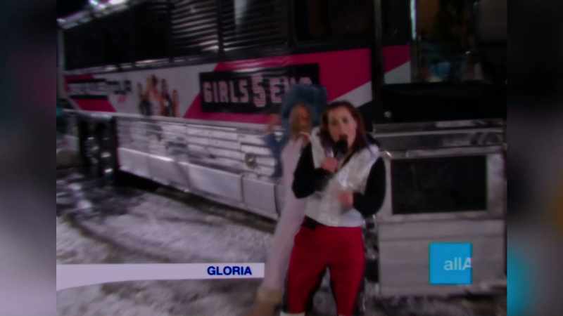 Our bus just landed at the first stop