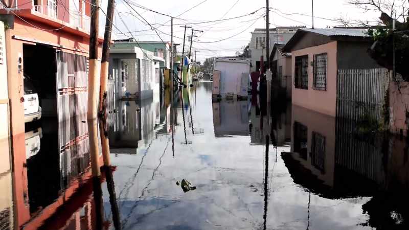 Our community, La Perla, which got hit very hard
