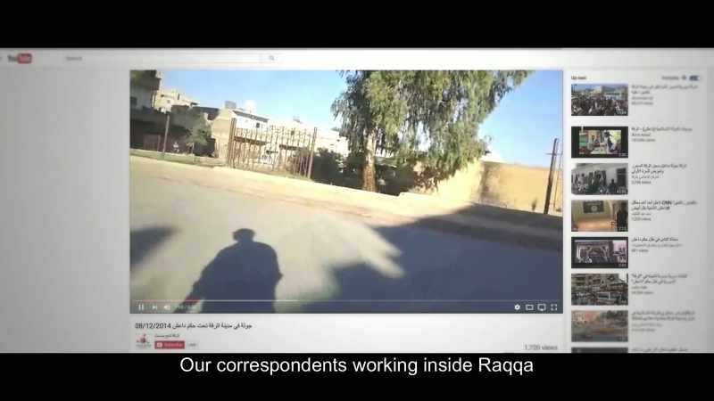 Our correspondents working inside Raqqa