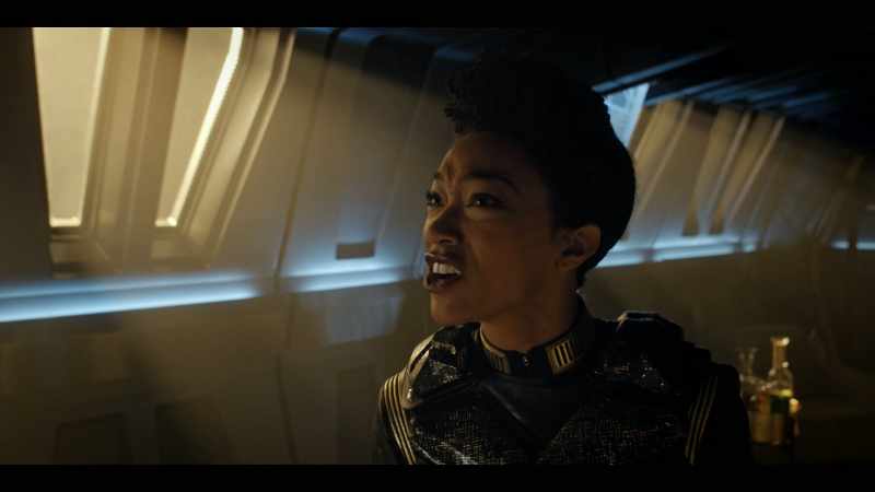 Our entire crew back on Discovery