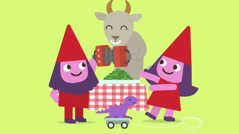 Our favorite singer Is a goat named Morris