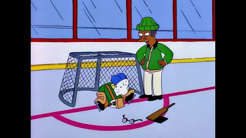 Our goalie cannot stand up