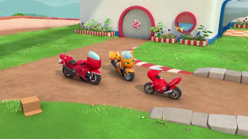 Our little Mega-Whirly-Leap bike