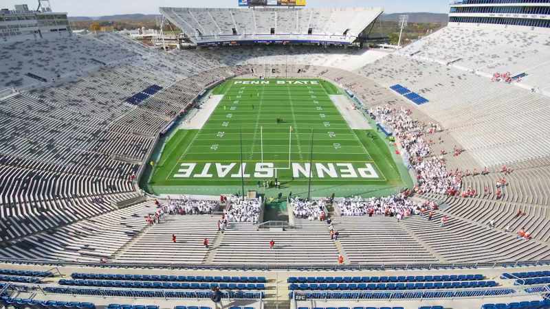 Our record crowd is 110,000 fans
