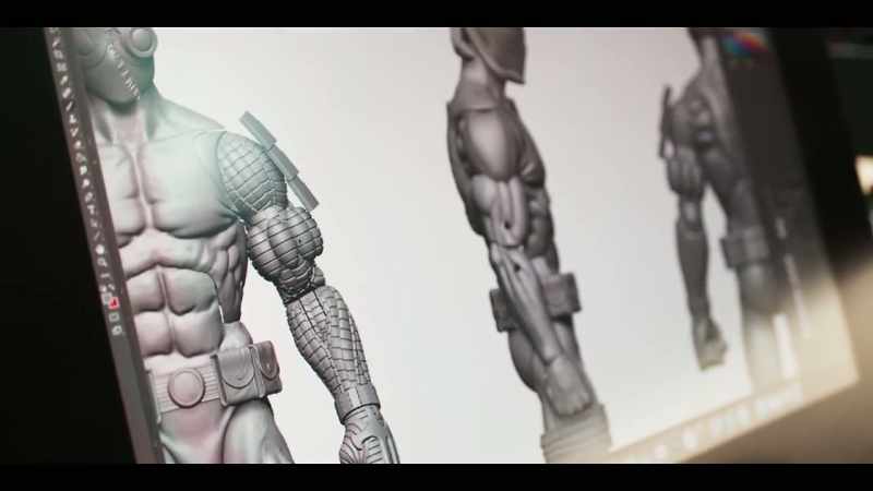 Our sculptors take our 2D illustrations, and they turn them into 3D