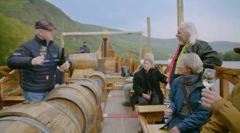 Our ship still carries wine today