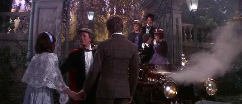 Our ship's come in, dears. Where's me motor?