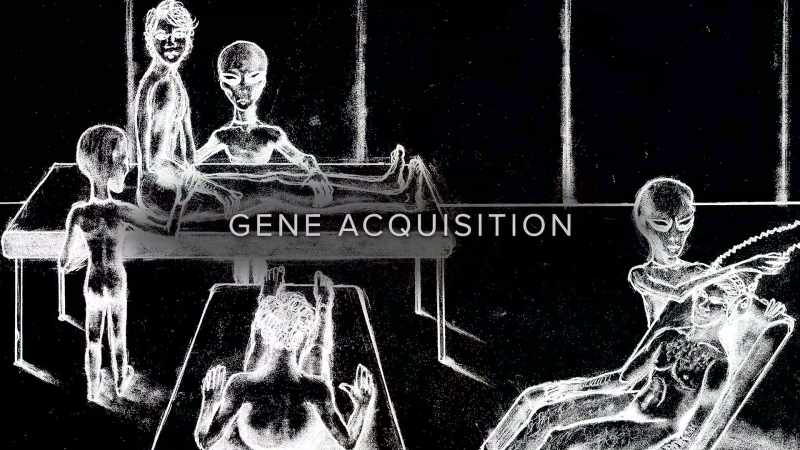 Ova or sperm is extracted following another abduction