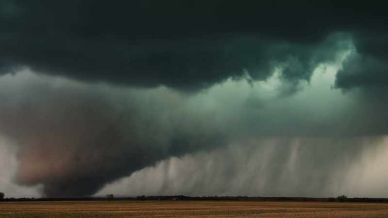 Over 1,000 tornadoes touch down here every year