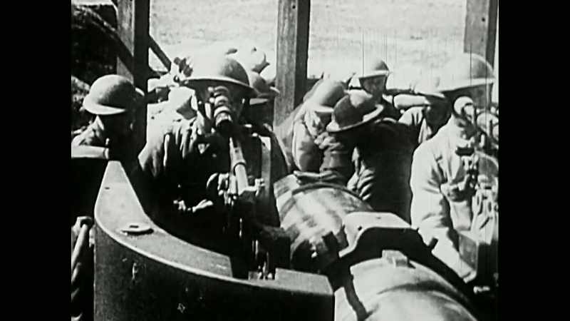 Over 100 emergency gun batteries were built