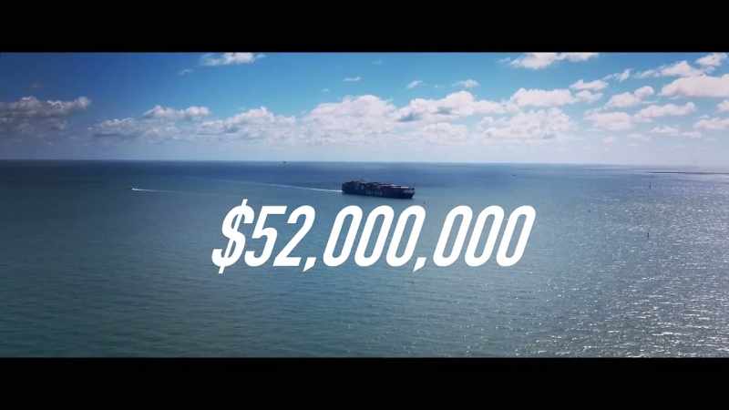 Over 50-million dollars of merchandise
