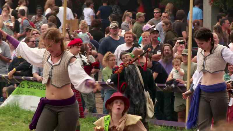 Over at the festival