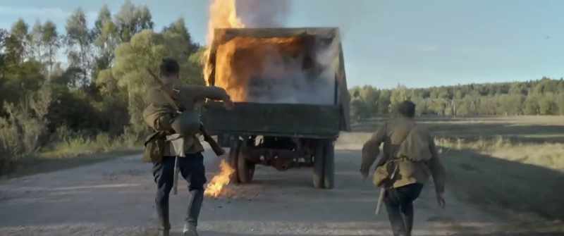 Over here, we have to get the ammo off the truck!