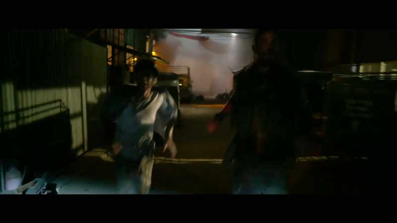 [over megaphone in Bengali] -Shit! Go, go, go, go, go!