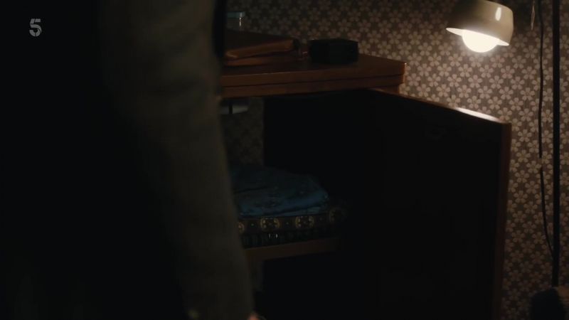 Over there in the dresser