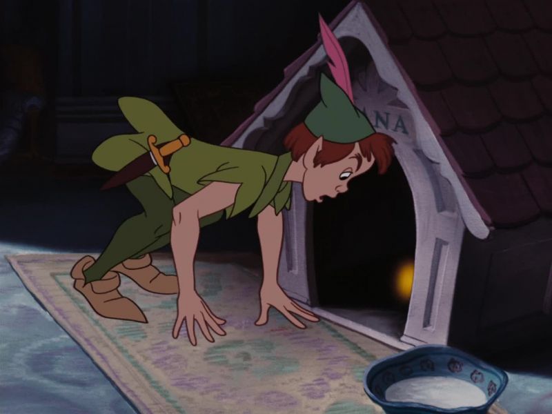 Over there, Tink, in its den