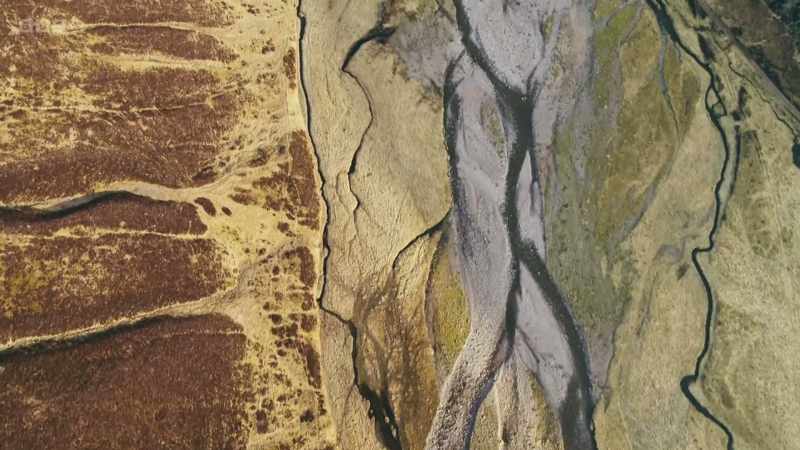 Over thousands of years, changes in the climate