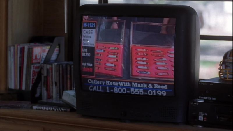 (over TV): ...has a beautiful display case