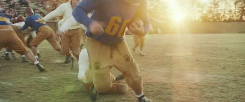 Overcame blindness to become an all-American
