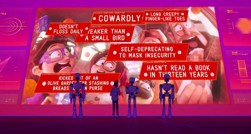 [overlapping robot chatter] -[buzzer blaring]