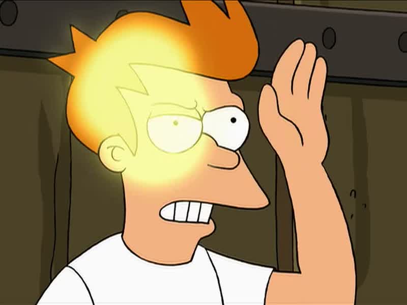 Ow! Come on, fry! Die with dignity! A‐ha! Oops