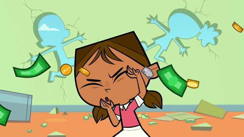 Ow. Hey. (Coins whoosh and clink)