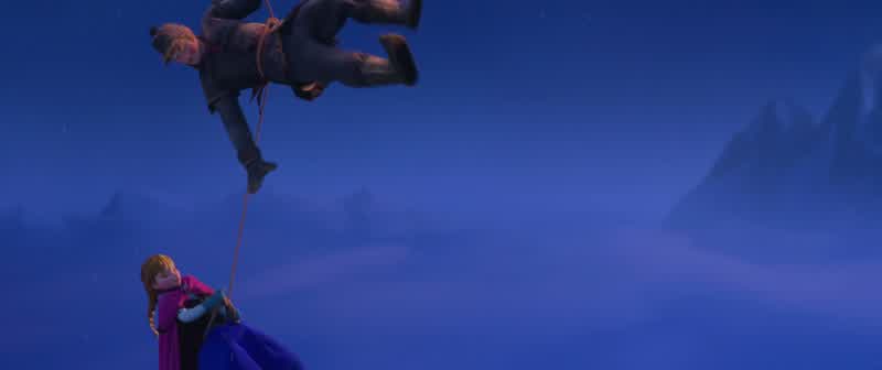 Ow! Kristoff! Don't come back! We won't