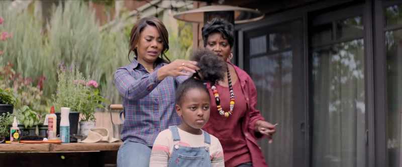 Ow! -Maya, you're pulling the baby's hair