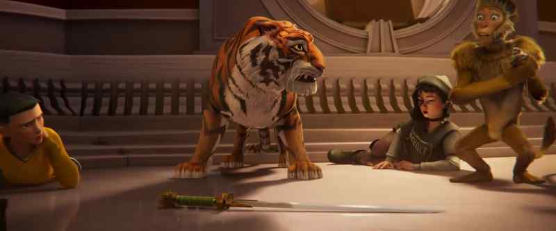 Ow! Sidney! Is that my sword?