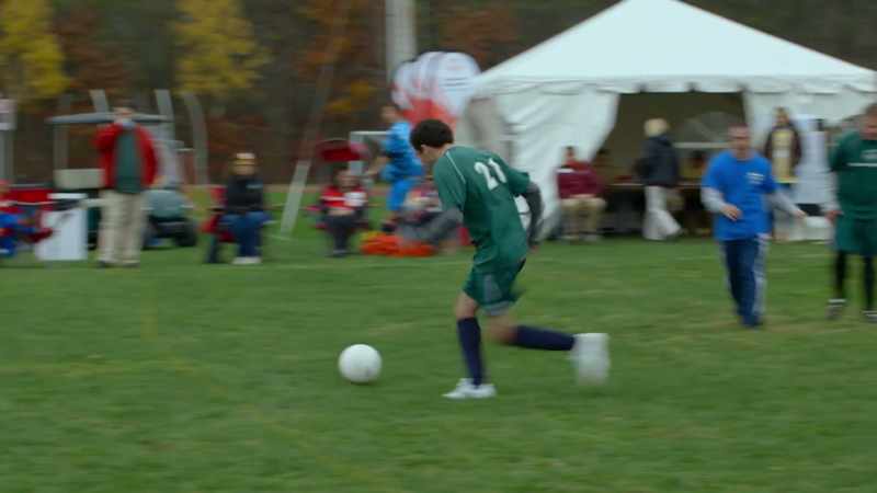 Owie, dribble up, dribble up. Dribble!